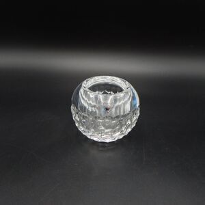 Orrefors Crystal Sphere Thumbprint Tealight Candle Holder Germany
